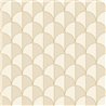 Papel pintado geométrico de escamas beige · Caselio Maison Simeon 107410103
