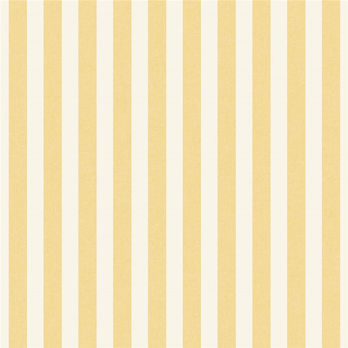 Papel pintado de rayas verticales clásicas amarillas · Caselio Mix & Stripes 107762020