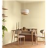 Papel pintado de rayas verticales clásicas amarillas · Caselio Mix & Stripes 107762020