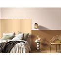 Papier peint à rayures beige effet textile · Caselio Mix & Stripes 107764028