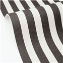 Papel pintado de rayas clásicas blancas y negras · Caselio Mix & Stripes 107769001