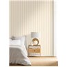 Papier peint rayures verticales beige et crème · Caselio Mix & Stripes 107811000