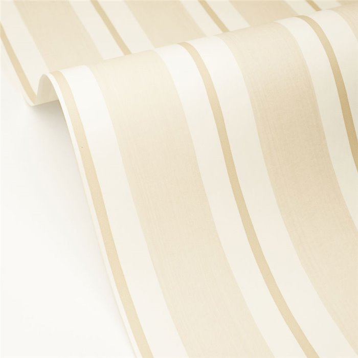 Papel pintado rayas verticales beige y crema · Caselio Mix & Stripes 107811000