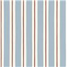 Contemporary blue and brown striped wallpaper