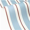 Contemporary blue and brown striped wallpaper · Caselio Mix & Stripes 107816074