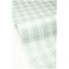 Papel pintado cuadros vichy clásicos azul y blanco · Caselio Happy Kids Club 104426053