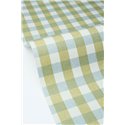 Papel pintado de cuadros vichy verde y azul · Caselio Happy Kids Club 104427783