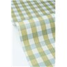 Papel pintado de cuadros vichy verde y azul · Caselio Happy Kids Club 104427783