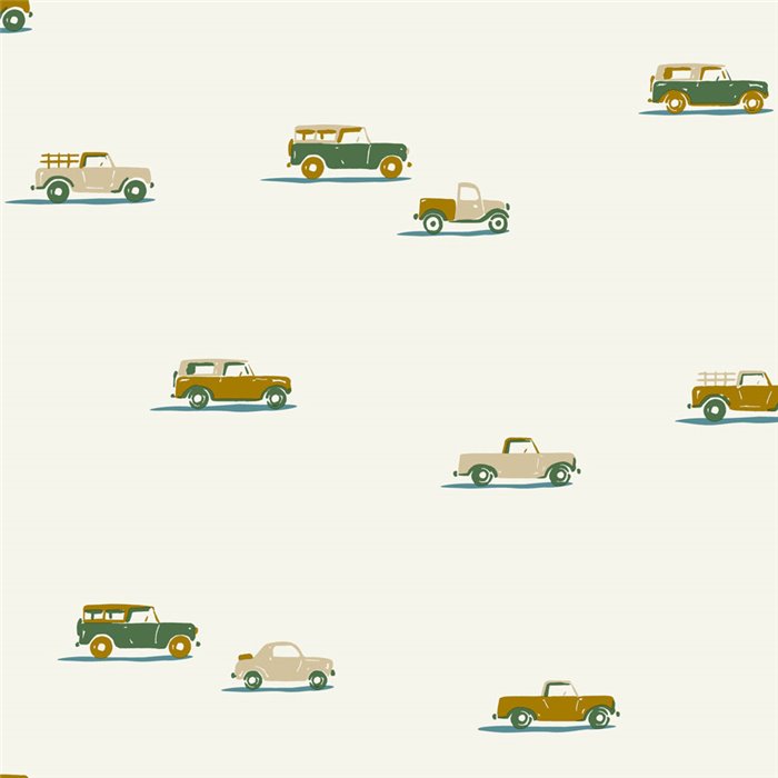Multicolor children's car wallpaper · Caselio Happy Kids Club 107570727