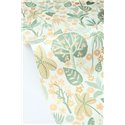 Tapete mit Wildblumen und grünen Blättern · Caselio Happy Kids Club 107580749