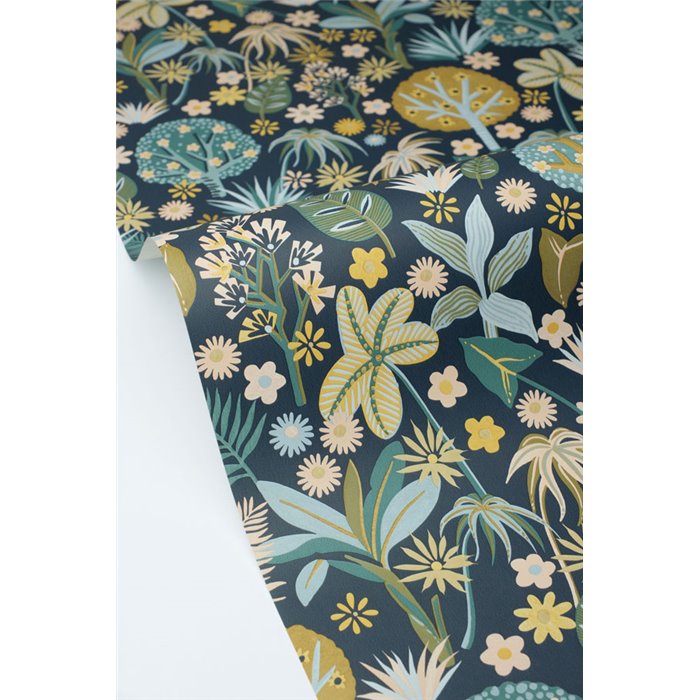 Tropical wallpaper with floral and botanical elements · Caselio Happy Kids Club 107586287