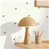 Papel pintado de corazones dorados · Caselio Happy Kids Club 107600271