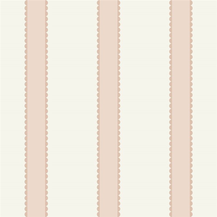 Papel pintado rayas rosa pastel · Caselio Happy Kids Club 107610431
