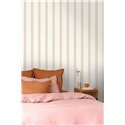 Beige scalloped stripe wallpaper · Caselio Happy Kids Club 107610431
