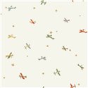 Children's wallpaper with pastel airplanes and stars · Caselio Happy Kids Club 107620842