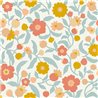 Papel pintado flores grandes multicolor