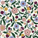 Papier peint floral multicolore en tons pastel · Caselio Happy Kids Club 107630426