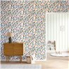 Papel pintado flores multicolor en tonos pastel · Caselio Happy Kids Club 107630426