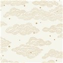 Papel pintado con nubes punteadas y estrellas · Caselio Happy Kids Club 107640223
