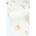 Papel pintado infantil animales del bosque de campamento · Caselio Happy Kids Club 107660754