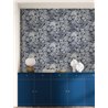 Papel pintado hojas tropicales azul oscuro · Caselio Blue Shades 107486160