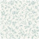 Toile de Jouy Blumen Tapete in Blau · Caselio Blue Shades 107506000