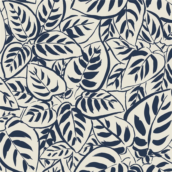 Papel pintado hojas tropicales azul · Caselio Blue Shades 107556012
