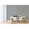 Papel pintado hojas tropicales azul · Caselio Blue Shades 107556012