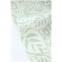 Papel pintado con hojas verdes superpuestas · Caselio Blue Shades 107557070