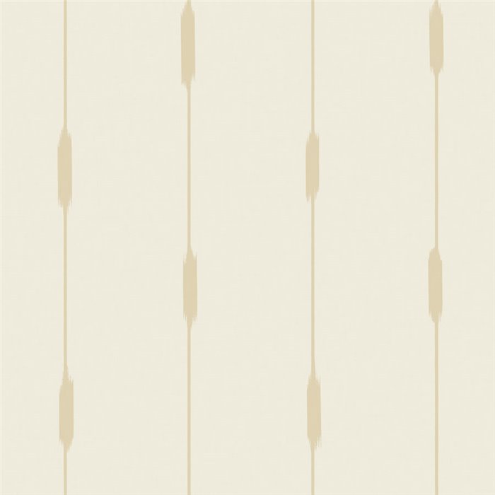 Ikat Tapete mit Textileffekt in Beige und Blau · Caselio Blue Shades 107771000