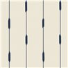 Blaue Ikat-Tapete mit Textileffekt
