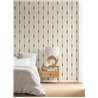 Blaue Ikat-Tapete mit Textileffekt · Caselio Blue Shades 107776010
