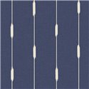 Ikat-Tapete in Nachtblau mit vertikalen Linien · Caselio Blue Shades 107776110