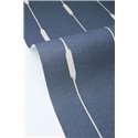 Ikat-Tapete in Nachtblau mit vertikalen Linien · Caselio Blue Shades 107776110