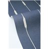 Ikat-Tapete in Nachtblau mit vertikalen Linien · Caselio Blue Shades 107776110