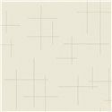 Papel pintado de líneas cruzadas beige con aspecto textil · Caselio Blue Shades 107521100