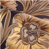 Papel pintado flores grandes dorado metálico · Casamance Isadora 70370406
