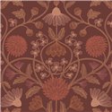Classic brown floral wallpaper · Casamance Isadora 70450814