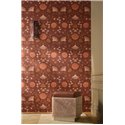 Klassische braune Blumen-Tapete · Casamance Isadora 70450814