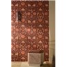Papier peint floral classique marron · Casamance Isadora 70450814