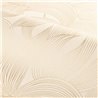 Modern floral wallpaper in metallic beige · Casamance Isadora 70681426