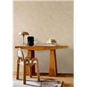 Papel pintado floral beige y dorado · Casamance Isadora 70681528
