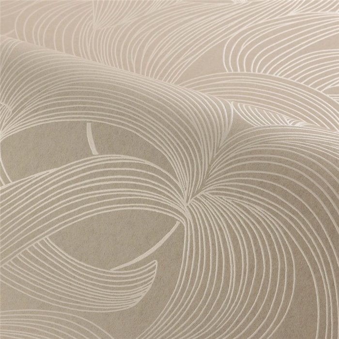 Papel pintado floral beige y dorado · Casamance Isadora 70681528