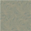 Metallic grey and gold floral wallpaper · Casamance Isadora 70681630