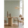 Metallic grey and gold floral wallpaper · Casamance Isadora 70681630