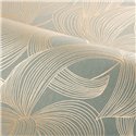 Metallic grey and gold floral wallpaper · Casamance Isadora 70681630