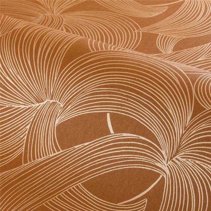 Papier peint floral doré élégant · Casamance Isadora 70681834