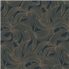 Elegante metallische goldene Blumen-Tapete