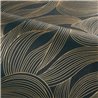 Papel pintado floral dorado metalizado elegante · Casamance Isadora 70681936
