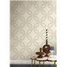 Geometric beige and gold wallpaper · Casamance Isadora 70692038